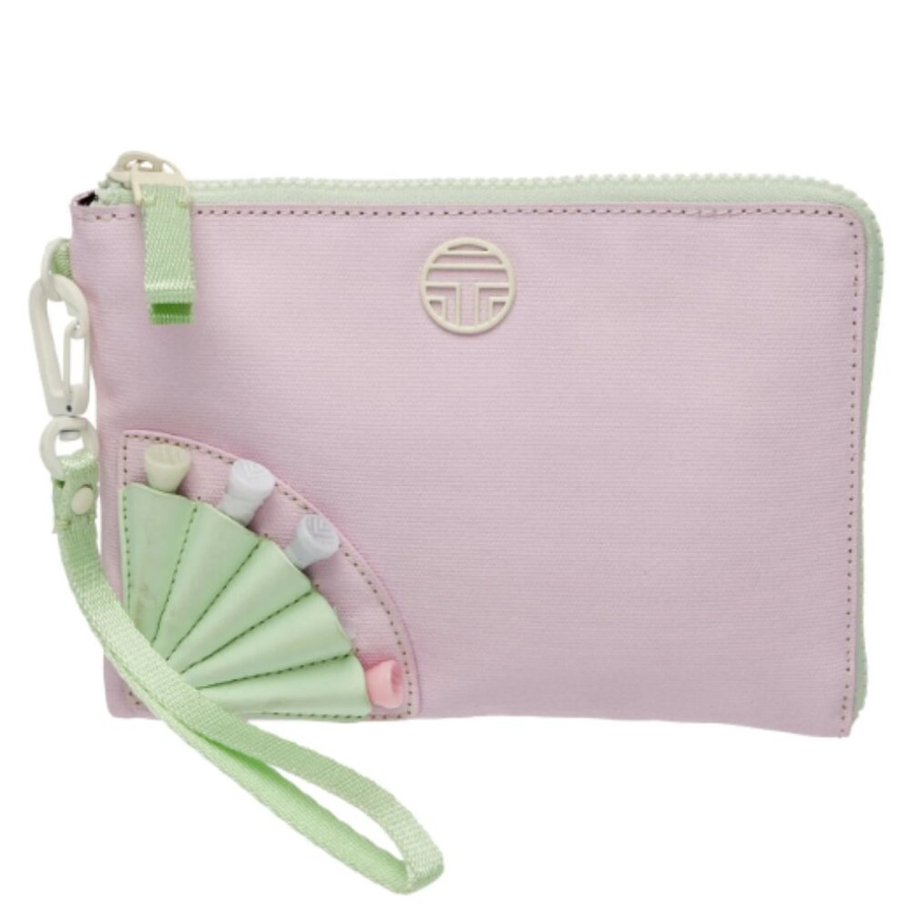 Tory Burch Tory Sport Golf Pouch Wristlet Sporty Green Accessory - Picture 10 of 10